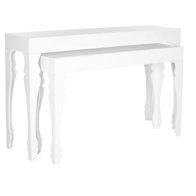 white console table target