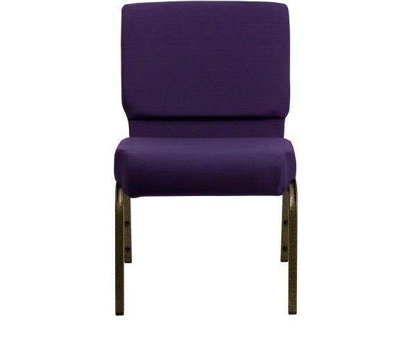 Riverstone Furniture Collection Fabric Church Chair Royal Purple