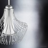 Urban Ambiance Luxury Modern Pendant Light,  10-1/2" x 10",  Sterling Steel Finish, UHP2860 - 4 of 4