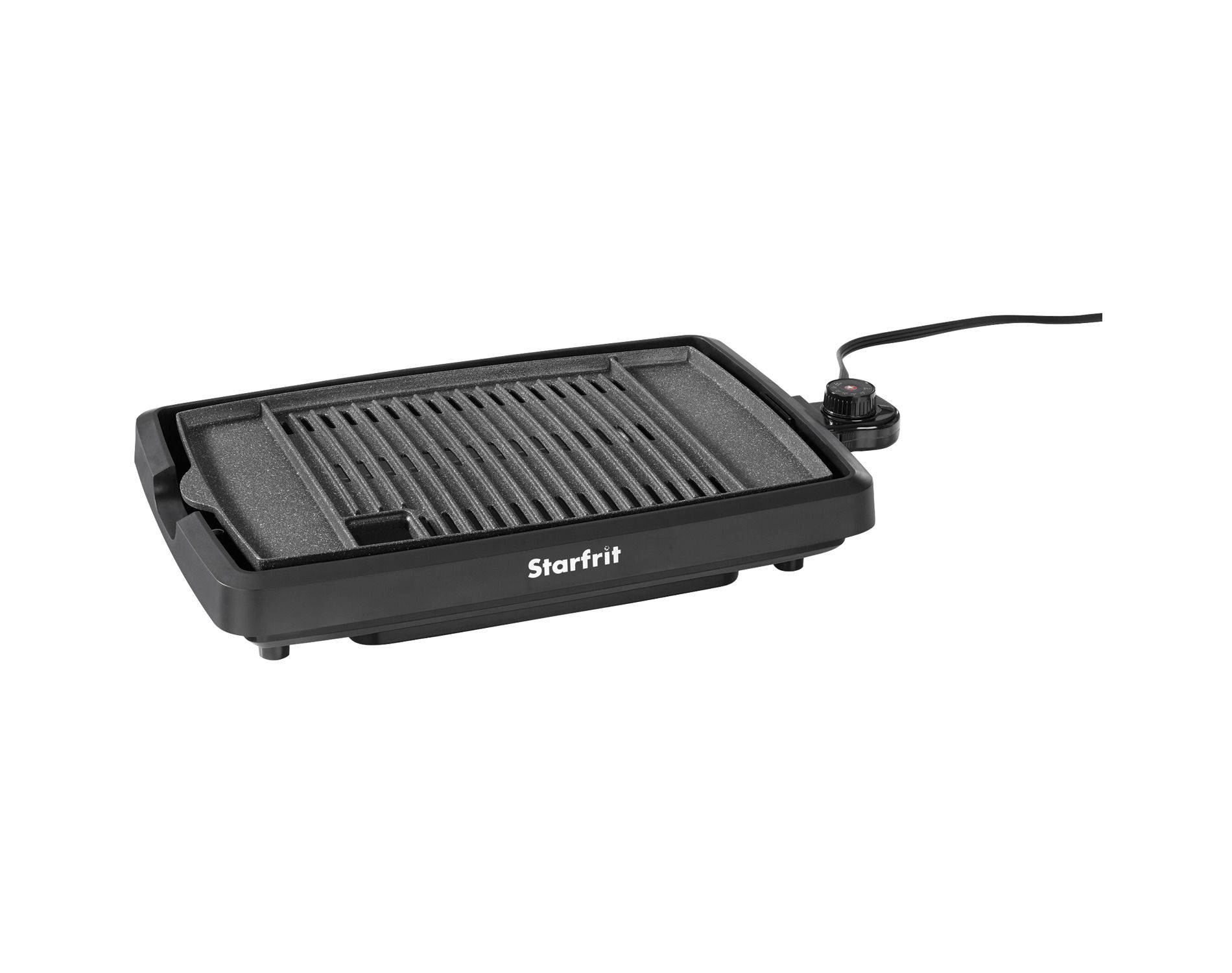 Starfrit Indoor Smokeless Electric BBQ Grill in Black