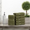 Luxury Cotton Heavyweight Ultra-Plush 6 Piece Towel Set by Blue Nile Mills - 2 of 4