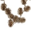 Storied Home Faux Leaf Garland, Gold Color - 3 of 4