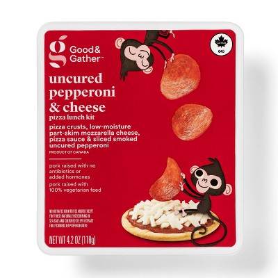 Uncured Pepperoni & Cheese Pizza Lunch Kit - 4.2oz - Good & Gather™