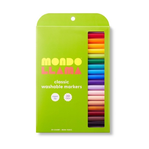Crayola Super Tip Washable Marker Set, School Supplies, 20 Ct