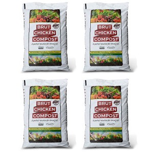 Brut Organic Chicken Compost Nutrient-Rich Garden Fertilizer - 1 of 4
