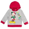 Disney Mickey Mouse Christmas Fleece Pullover Hoodie and Pants Outfit Set Toddler - 2 of 4