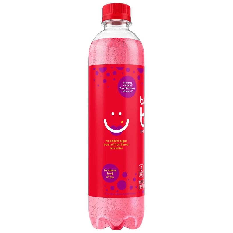 bubly Burst Cherry Lemonade Sparkling Water - 16.9 fl oz Bottle, 3 of 5