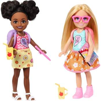 Barbie Chelsea Play Together Doll Pack, Set of 2 Small Dolls & 7 Accessories Themed to BFFs (Target Exclusive)