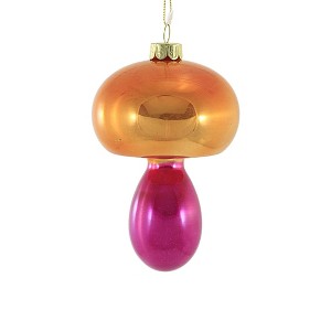 Cody Foster 4.5 Inch Color Block Spindle Mushroom Christmas Spring Fungi Bright Tree Ornaments - 1 of 2