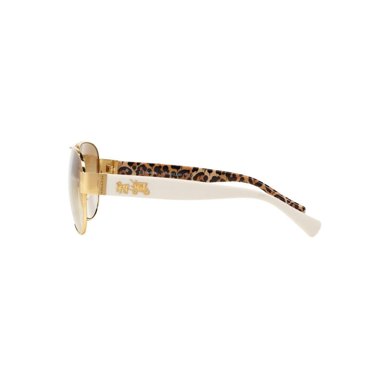 Coach HC7059 58mm Female Pilot Sunglasses - thumbnail 3