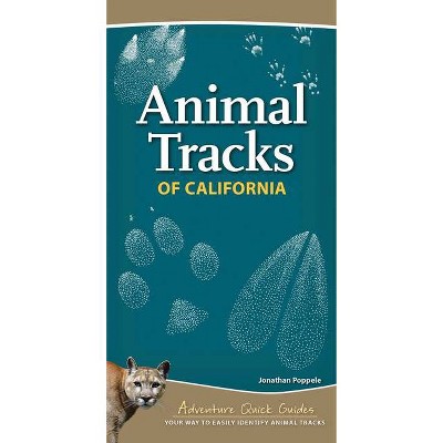 Animal Tracks of California - (Adventure Quick Guides) by  Jonathan Poppele (Spiral Bound)