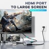 SUGIFT USB C HUB, USB C Adapter 11 in 1 Dongle with 4K HDMI, VGA, Type C PD, USB3.0, RJ45 Ethernet, SD/TF Card Reader, 3.5mm AUX - 4 of 4