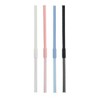 Reduce 4pk Silicone/Tritan Combo Replacement Flexi Straws XL: Reusable Tumbler Straw Set, Dishwasher-Safe - 3 of 4
