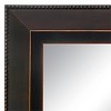 24" x 24" Signore Bronze Wood Framed Wall Mirror - Amanti Art: Square Beveled, No Assembly, Traditional Decor - 4 of 4