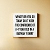 Slickblue Inspirational Wood Wall Sign 7x7 – Funny Motivational Quote for Office, Bedroom or Entryway, Color Options - 2 of 3