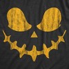 Mens Skeletal Steve Pumpkin T Shirt Funny Halloween Jack O Lantern Skull Smile Tee For Guys - Crazy Dog Men's T Shirt - 2 of 4