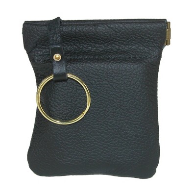 Squeeze Leather Pouch Wallet Keychain Pouch, Coin Purse. Perfect