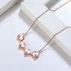 4 Leaf Clover Heart Pendant Necklace for Women Magnetic Sterling Silver Ginger Lyne Collection - 3 of 4
