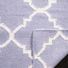 Dhurries DHU554 Hand Woven Flat Weave Indoor Rugs - Safavieh - 4 of 4