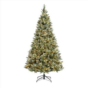 Holiday Bright Lights 1-2 Tree Christmas Tree, Full LED 2000 ct Tripoli Pine Sparkle Color Changing - 7-1/2 ft. - 1 of 1