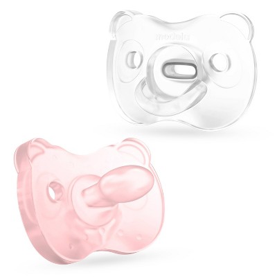 Medela Baby Soft Silicone Pacifier - Pink 0-6 Months 2pk