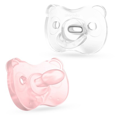 Medela Baby Soft Silicone Pacifier - Pink 0-6 Months 2pk