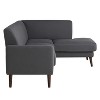 Lifestyle Solutions Salford Sofa Bumper Sectional Woven - 4 of 4