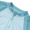 Lands' End Kids Long Sleeve Half Zip One Piece UPF 50 Swimsuit - 3 of 3