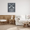 Stupell Industries Nautical Blue Lake Life Phrase Canvas Art - 3 of 4