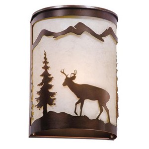 Vaxcel Bryce 1 - Light Sconce in  Burnished Bronze - 1 of 4