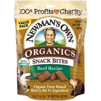 Newman's Own Organic Beef Flavor Soft Dog Treats - 12oz