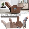KTMBDW Single Motor Electric Power Lift Recliner Chair Sofa for Elderly, Infinite Position, Cup Holders and USB Ports - 4 of 4