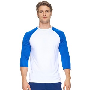 Expert Brand USA-Made Men's DriMax™ ¾ Baseball Athletic Shirt - 1 of 4