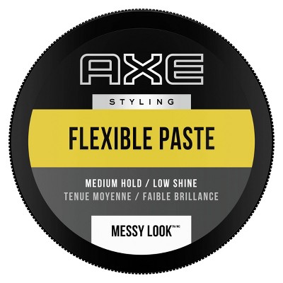 Axe Styling Messy Look Medium Hold Low Shine Flexible Hair Paste - 2.64oz