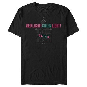 Men's Squid Game Red Light Green Light T-Shirt - 1 of 4