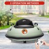 12V Ride On Bumper Car, Electric Toddlers Car with Remote Control, Safety Belt, Music, Flashing Lights, 360 Degree Spin - 4 of 4