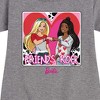 Girls' - Barbie - Friends Rock Graphic Short Sleeve Fleece Dress - 2 of 4