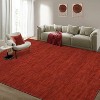 Acekool Washable Rug, Modern Abstract Non Slip Low Pile Soft Indoor Carpet for Living Room Bedroom Playroom, Stain Resistant - 3 of 4
