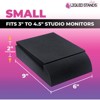 Liquid Stands Studio Monitor Sound Isolation Pads for Speakers 3"-4.5" High-Density Speaker Foam Pads Angled Speaker Riser - Speaker Isolation Pad - 3 of 4