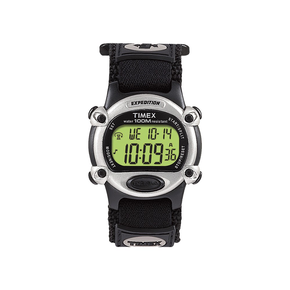 UPC 048148480612 product image for Men's Timex Expedition Digital Watch with Fast Wrap Nylon Strap - Black T48061JT | upcitemdb.com