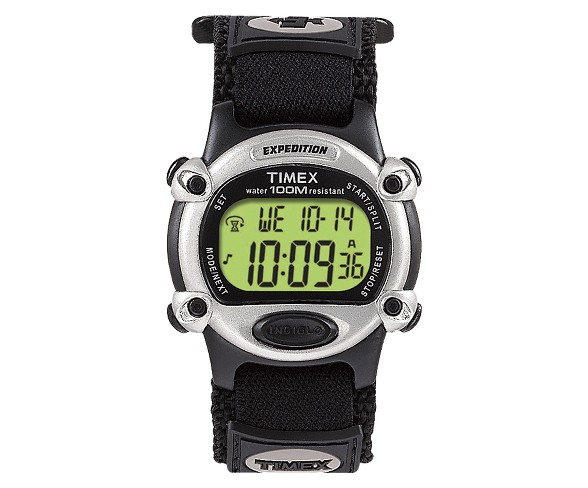 Men's Timex Expedition&#174; Digital Watch with Fast Wrap&#174; Nylon Strap - Black T48061JT