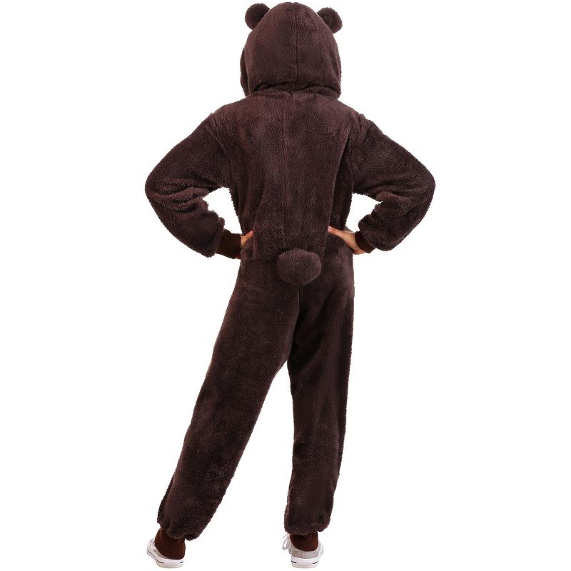 HalloweenCostumes.com Kids Jumpsuit Costume Brown Bear, 4 of 5