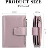 BEAFUP Women's Genuine Leather Wallet,Compact Size Wallet, RFID Blocking,with 14 Slots and 2 Zippered Pockets & Zipper Coin Pouch - 3 of 4