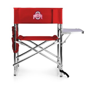 NCAA Ohio State Buckeyes Portable Camp Chair with Side Table - 1 of 4