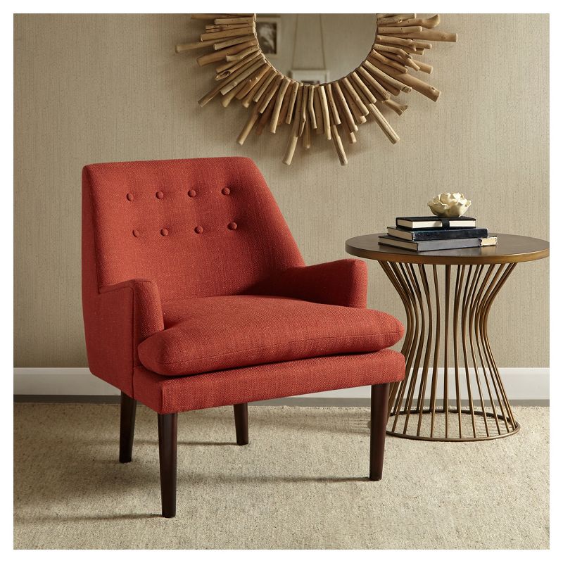 Faith Mid-Century Upholstered Accent Chair, 3 of 11