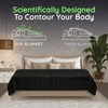 King Size Weighted Blanket 20lbs, Soft, Thick, Black, Fits Standard California King Beds - 2 of 4