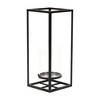 Cheung's Pembertale Tall Square Black Metal Lantern - Large - 3 of 4