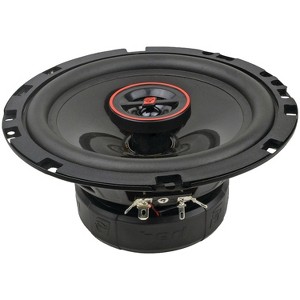 Cerwin-Vega® Mobile HED® Series 6.5-In. 320-Watt-Max 2-Way Coaxial Speakers, Black and Red, 2 Pack - 1 of 4