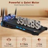 NAYSAYE Foldable Treadmill 3.5HP Hydraulic System with Incline for Home Running and Walking Workouts, Black, 48.23"*19.69"*41.14" - 3 of 4
