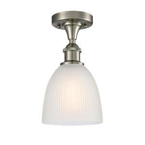 Castile - 1 Light Semi-Flush Mount In Industrial Style-11 Inches Tall and 6 Inches Wide - 1 of 1